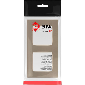 Рамка на 2 поста Эра Эра 12 12-5202-04-2