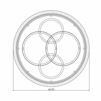 Накладной светильник Escada Module 10235/4LED ROUND-5