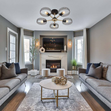 Люстра на штанге Escada Banjo 679/5P Black-3