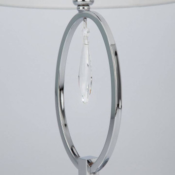 Настольная лампа декоративная Eurosvet Madera 01055/1 хром/прозрачный хрусталь Strotskis-5