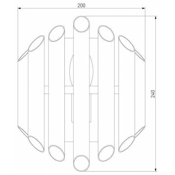 Накладной светильник Bogate apos;s Castellie 362/1-2