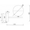 Бра Eurosvet Nuvola 70129/1 хром