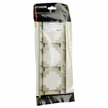Рамка на 3 поста Stekker PFR00-7003-08 49608-4