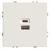 Розетка USB и type C без рамки Stekker Эмили 49905