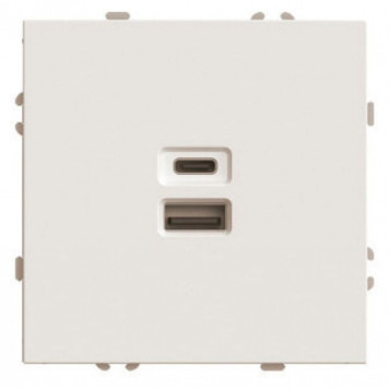 Розетка USB и type C без рамки Stekker Эмили 49905