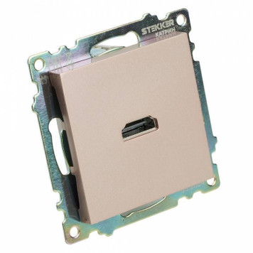 Розетка HDMI без рамки Stekker Катрин 50063-2