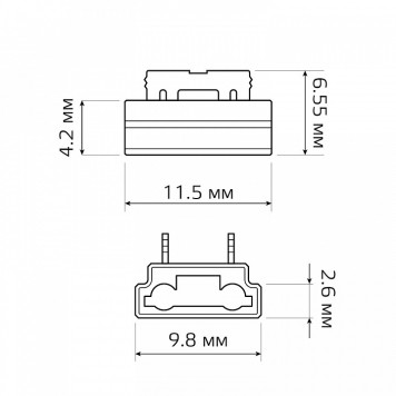 Соединитель с проводом универсальный Gauss BT440-3