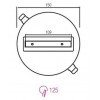 Крепление для трека Horoz Electric Recessed Monopoint Track HRZ00000890