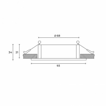Встраиваемый светильник Hesby Lighting Bodo HSBL_0106-6