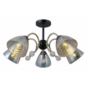 Люстра на штанге ILLUMICO IL0230-5CSQ-29 BK AB