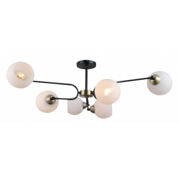 Люстра на штанге ILLUMICO IL0249-6CSQ-79 BK AB