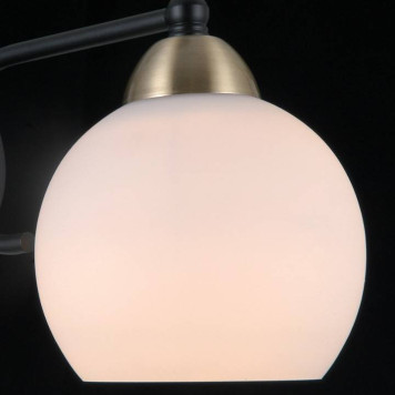 Люстра на штанге ILLUMICO IL0249-6CSQ-79 BK AB-4