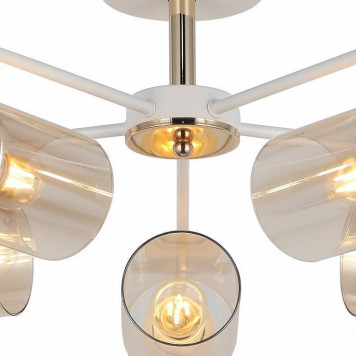 Люстра на штанге ILLUMICO IL8248-5COU-79 WH GD-1