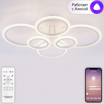 Потолочная люстра Natali Kovaltseva HOME LED SMART 84000-2