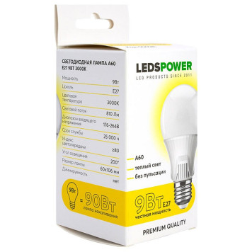 Лампа светодиодная LEDS POWER A60 006581-2