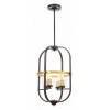 Люстра на штанге LUMINA DECO Monterey LDP 1141-4 BK+MD