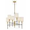 Люстра на штанге LUMINA DECO RODEZIO LDP 1229-6-NF MD