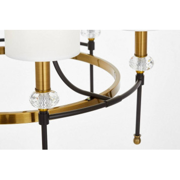 Люстра на штанге LUMINA DECO RODEZIO LDP 1229-6 MD-4