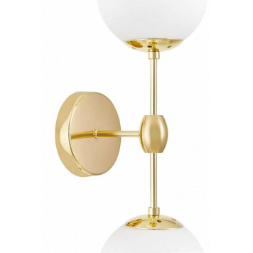 Бра LUMINA DECO ZODIAK LDW 6001-2 GD+WT-2