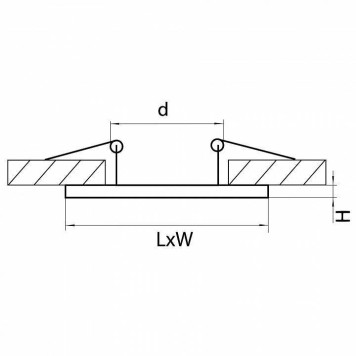 Рамка на 1 светильник Lightstar Intero 16 217519-1