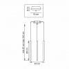 Подвесная люстра Lightstar Tubo L3T747437
