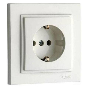 Розетка с заземлением Mono Electric Despina 102-010021-117