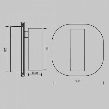 Бра Maytoni Ego C175WL-9W-2.7-4K-MG-4