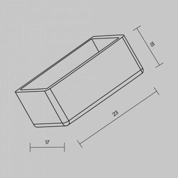 Заглушка для трека Maytoni Elasity IP O-TR001-SEC-5