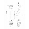 Светильник на штанге Maytoni Focus LED TR019-2-10W3K-W