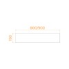 Экран для поддона RGW NB/LUX боковой