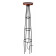 Наземный высокий светильник Odeon Light LIANA 7108/15GLA