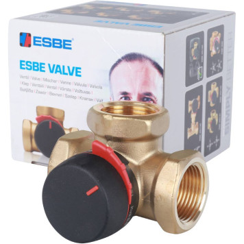 Esbe Вентиль поворотный трехходовой VRG 131 DN25 вн 1 KVS 6.3-6