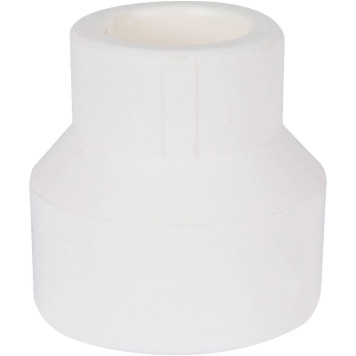 Переходная муфта Kalde 50x25 для сварки полипропиленовых труб (белый)-1