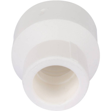 Переходная муфта Kalde 50x25 для сварки полипропиленовых труб (белый)-5