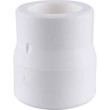 Переходная муфта Kalde 50x32 для сварки полипропиленовых труб (белая)-1
