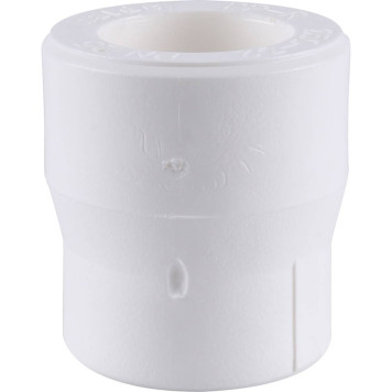 Переходная муфта Kalde 50x32 для сварки полипропиленовых труб (белая)-2