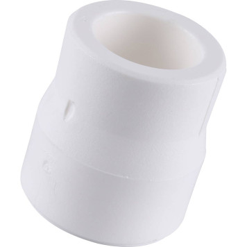 Переходная муфта Kalde 50x32 для сварки полипропиленовых труб (белая)-5
