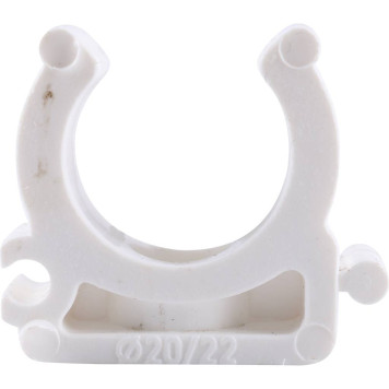 Крепление Kalde d=20 для сварки полипропиленовых труб (белое)-4