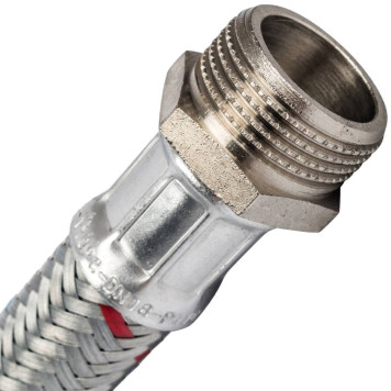 Гибкая подводка для воды STOUT SHF-НВ НР 1 х ВР 1, длина 800 мм-1