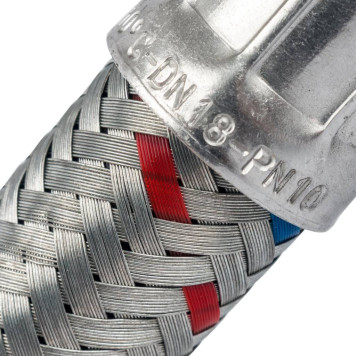 Гибкая подводка для воды STOUT SHF-НВ НР 1 х ВР 1, длина 800 мм-3