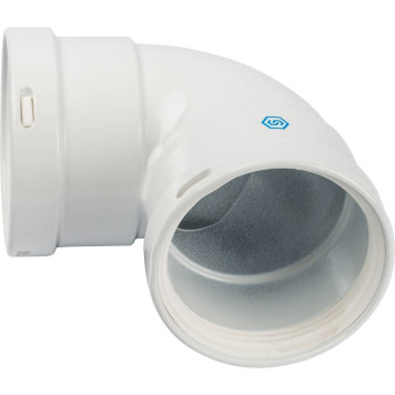 Элемент дымохода отвод STOUT 90° м/м DN80 SCA-0080-020090 (SCA-0080-020090)-2
