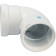 Элемент дымохода отвод STOUT 90° м/м DN80 SCA-0080-020090 (SCA-0080-020090)