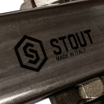 Коллектор STOUT из нержавеющей стали без расходомеров, с клапаном выпуска воздуха и сливом, 11 выходов.-7