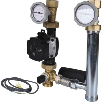 Насосная группа Meibes Поколение 8+ V-MK 1 1/4 с насосом Grundfos UPM3 Hybrid 32-70-5