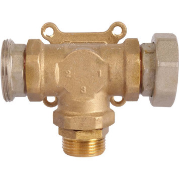 Насосная группа ROMMER RDG-0003 с 3-х ходовым приводным смесителем 1& без насоса-2