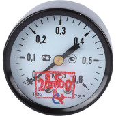 Манометр общетехнический РОСМА 50 мм 150 градусов 1/4 давление 0.6 МРа осевое присоединение ТМ-210Т (00000000598)