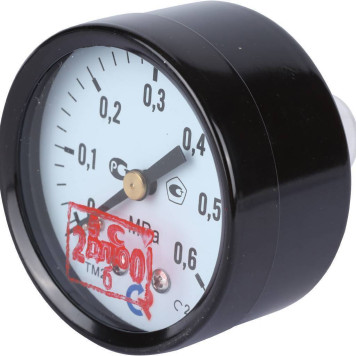 Манометр Росма М-210Т.00 G1/4 0-0,6МРа 2,5 кл. 150C тип-ТМ-210Т 50 мм.-1