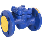 Клапан обратный подъемный ZETKAMA 287A Ду25 Ру16 фланцевый из чугуна (287A025C31)