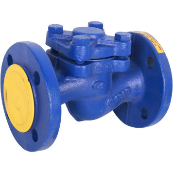Обратный клапан Zetkama 287A025C31 из чугуна, Ду25, Ру16, Tmax=300°C