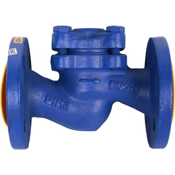 Обратный клапан Zetkama 287A025C31 из чугуна, Ду25, Ру16, Tmax=300°C-2